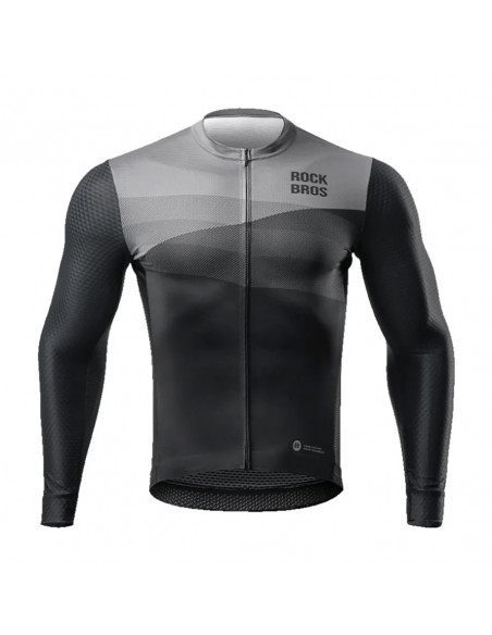 
Ilgomis rankovėmis dviratininko marškinėliai pavasariui/ vasarai M - juodi
