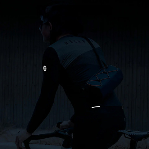 
Ilgomis rankovėmis pavasario/ vasaros dviračių marškinėliai XL - juodi
