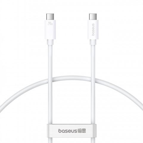 
„Superior 2 USB-C“ – USB-C USB4 240 W 1,8 m laidas – baltas
