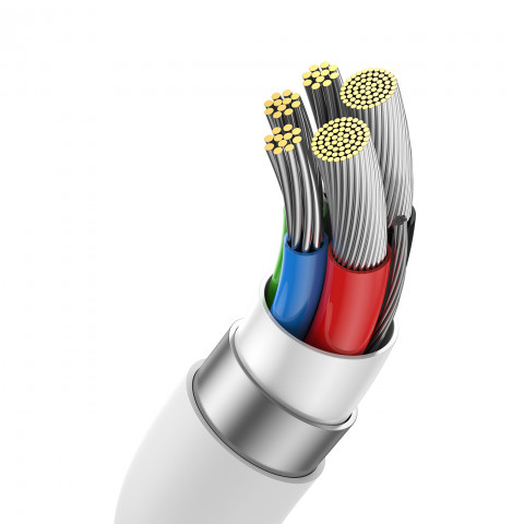 
„Superior 2 USB-C“ – USB-C USB4 240 W 1,8 m laidas – baltas
