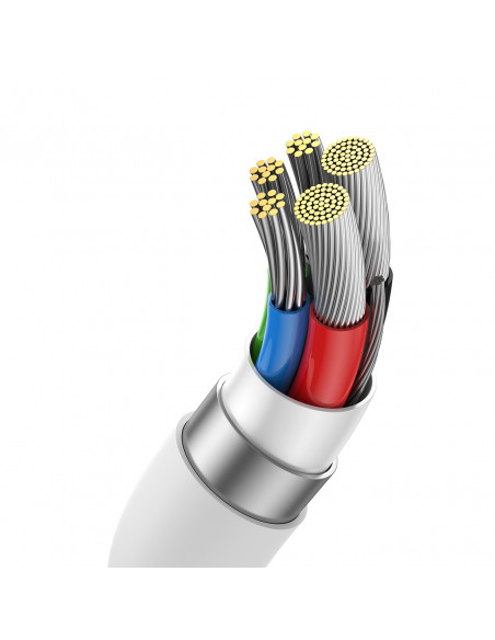 
„Superior 2 USB-C“ – USB-C USB4 240 W 1,8 m laidas – baltas
