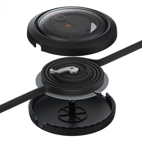 
3in1 universalus ištraukiamas laidas USB-C - Lightning / USB-C / Micro USB 100W 1.1m - juodas
