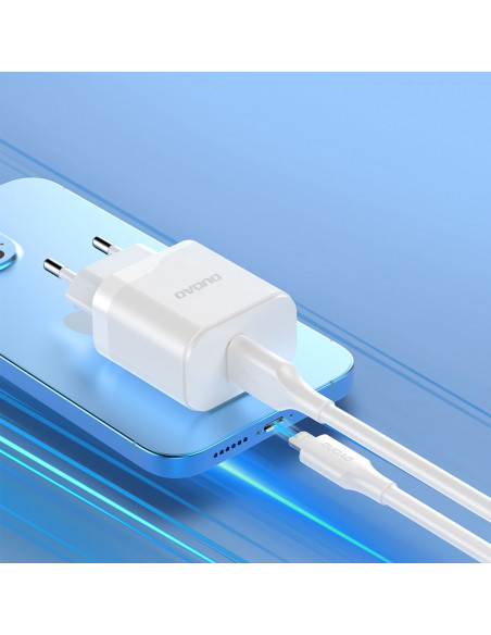 
18 W USB-A telefono įkroviklis – baltas
