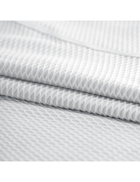 
Moteriški greitai džiūstantys 3D audinio dviratininko marškinėliai M / L - balti
