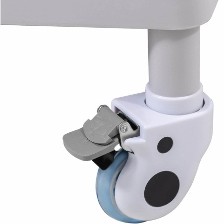 Kosmetinių procedūrų laboratorinis vežimėlis 3 lentynos 1 stalčius 80 x 73 x 32 cm 30 kg Kosmetinių procedūrų laboratorinis vežimėlis 3 lentynos 1 stalčius 80 x 73 x 32 cm 30 kg
