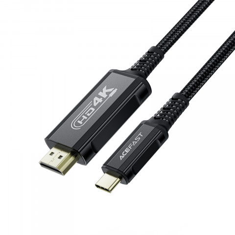 
Garso ir vaizdo kabelis USB-C - HDMI 4K 60Hz HDR 1,8 m - juodas
