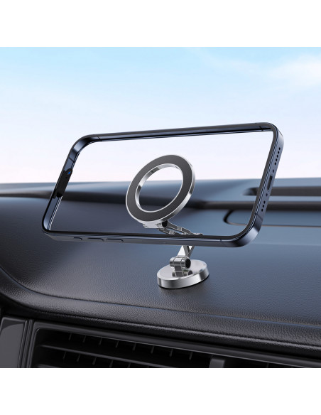 
Magnetinis automobilio telefono laikiklis prietaisų skydeliui - pilkas
