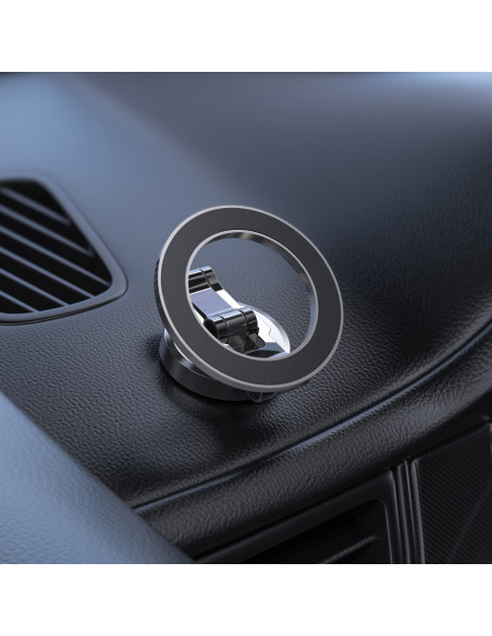 
Magnetinis automobilio telefono laikiklis prietaisų skydeliui - pilkas
