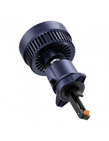 
„MagPro“ automobilio laikiklis į oro angą su „Qi2.0“ 15 W belaidžiu įkrovikliu – juodas
