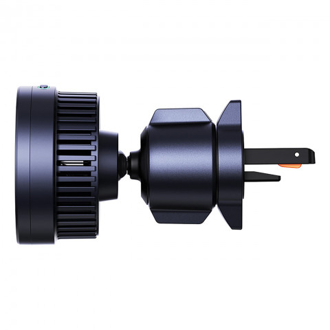 
„MagPro“ automobilio laikiklis į oro angą su „Qi2.0“ 15 W belaidžiu įkrovikliu – juodas
