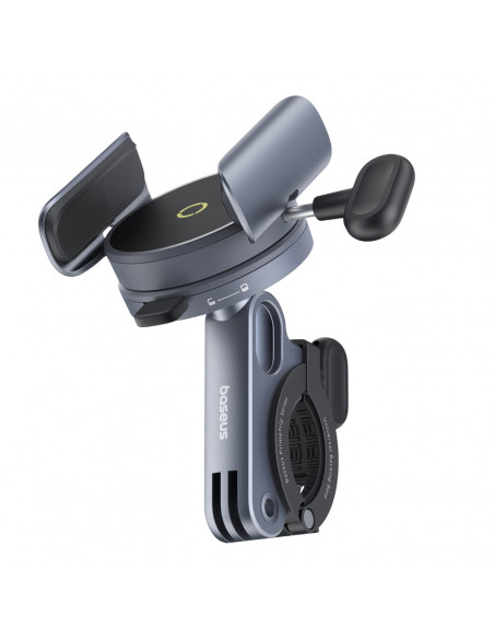 
„PrimeTrip“ magnetinis telefono laikiklis vairams, dviračiams, paspirtukams ir motociklams – juodas
