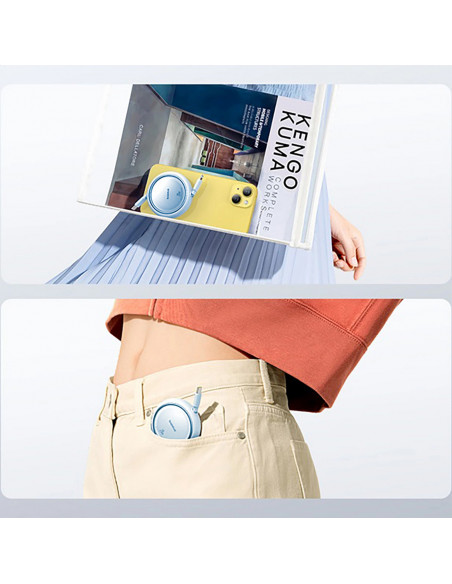 
„Free2Pull“ ištraukiamas USB-C laidas – „iPhone Lightning“ 20 W, 1 m – mėlynas
