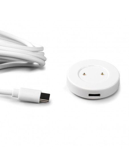 
„Huawei“ magnetinis indukcinis išmaniųjų laikrodžių įkroviklis USB-A 1 m – baltas
