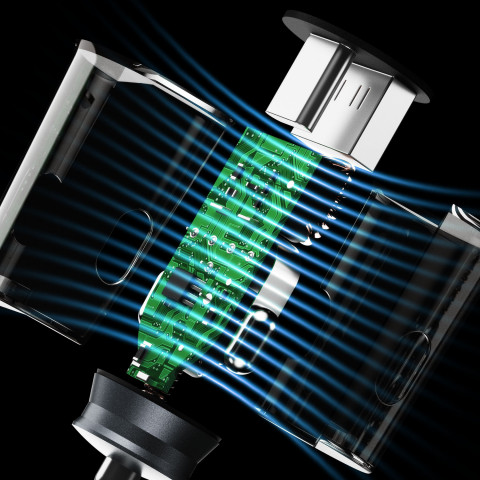 
R4T 30W USB-A USB-C automobilinis įkroviklis – pilkas
