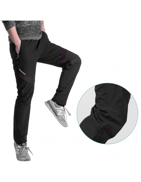 
Patrol vėjui nelaidžios sportinės kelnės dviratininkams, žygiams pėsčiomis, M dydis - juodos
