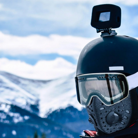 
Naujas aksominis sportinis balaklavas su kauke ir filtru dviračiui, motociklui, slidinėjimui, žygiams - juodas
