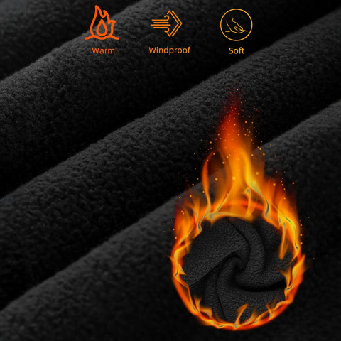 
Naujas aksominis sportinis balaklavas su kauke ir filtru dviračiui, motociklui, slidinėjimui, žygiams - juodas
