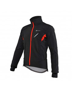 
Vėjui neperšlampama dviratininko sportinė striukė iki -10C, L dydžio - juoda
