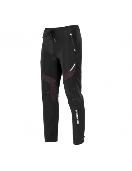 
Patrol vėjui nelaidžios sportinės kelnės važiavimui dviračiu ir žygiams pėsčiomis, XL dydis – juodos
