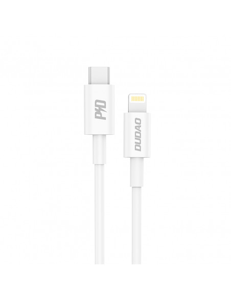 
L6X USB-C – iPhone Lightning PD 20W 1m laidas – baltas
