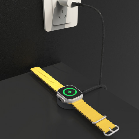 
A12C indukcinis įkroviklis „Apple Watch“ laikrodžiui, 1,2 m, juodas
