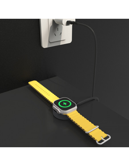 
A12C indukcinis įkroviklis „Apple Watch“ laikrodžiui, 1,2 m, juodas
