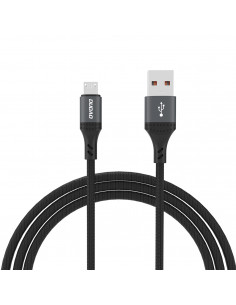 
L3SM USB-A - MicroUSB 3A 1,2 m pintas kabelis - juodas
