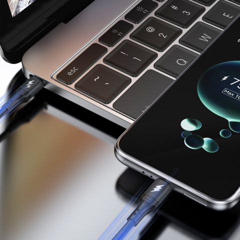 
L3CC USB-C pintas kabelis - USB-C 60W 2m - juodas
