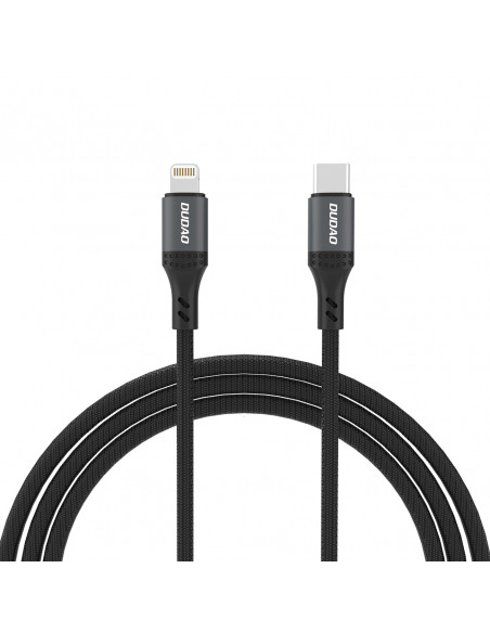 
L3CL USB-C – „Lightning“ 30 W 2 m pintas kabelis – juodas
