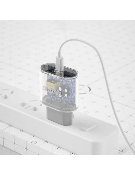 
A14EU PD 20W USB-C mažas sieninis įkroviklis – baltas
