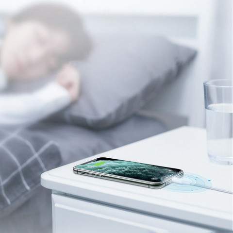 
MFi USB-C - iPhone Lightning kabelis 20W 3A 0.25m - baltas
