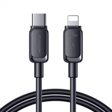 
Daugiaspalvis serijos A14 USB-C – iPhone Lightning 20W laidas 1,2 m – juodas
