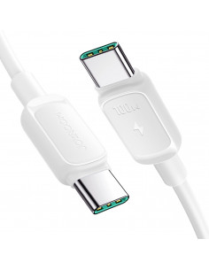 
Daugiaspalvis serijos A14 USB-C - USB-C 100W 1,2 m laidas - baltas
