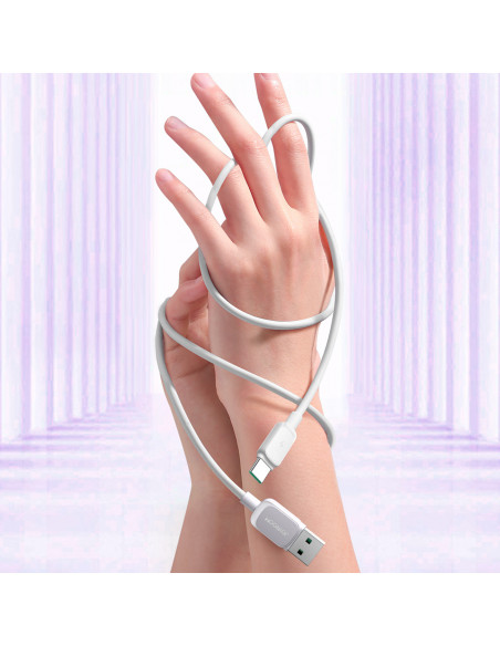 
Daugiaspalvis serijos A14 USB-A - USB-C 3A 1,2 m laidas - baltas
