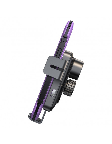 
Elektrinis laikiklis su 15 W indukciniu įkrovikliu prietaisų skydeliui - juodas
