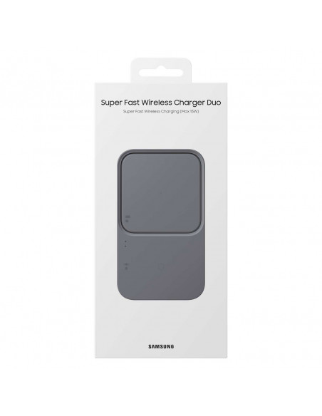 
„Samsung“ indukcinis įkroviklis 15 W - juodas + sieninis įkroviklis + laidas
