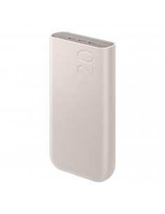
„Samsung Powerbank“ 20000mAh, 3x USB-C, 45W, SFC – smėlio spalvos

