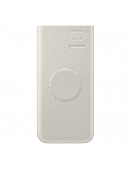 
„Samsung“ 10000mAh indukcinė išorinė baterija, 2x USB-C, 25W, SFC – smėlio spalvos
