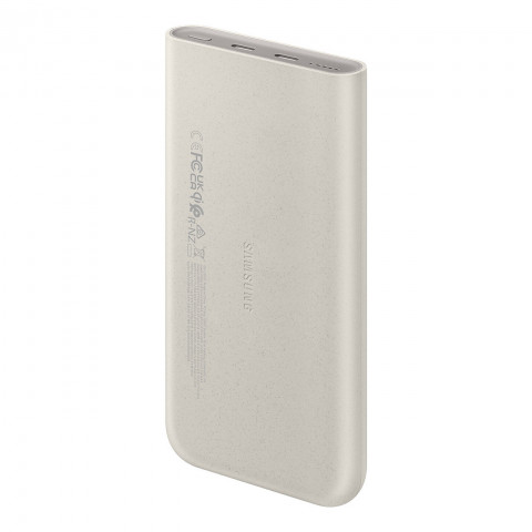 
„Samsung“ 10000mAh indukcinė išorinė baterija, 2x USB-C, 25W, SFC – smėlio spalvos
