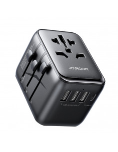 
Universalus kelioninis įkroviklis 17W ES / JAV / JK / JP / AU / CN - juodas
