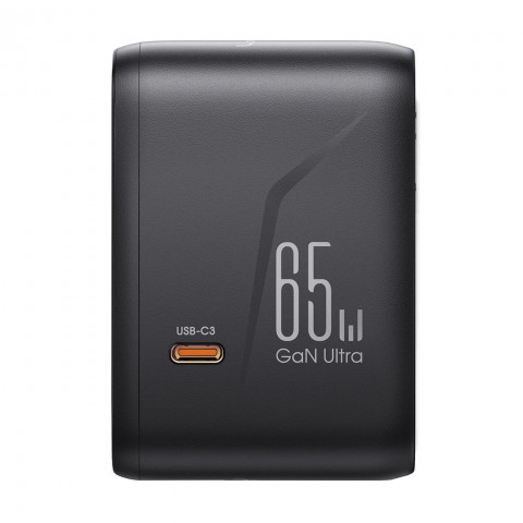 
Universalus kelioninis adapteris įkroviklis 65W ES / JAV / JP / AU / JK / CN - juodas
