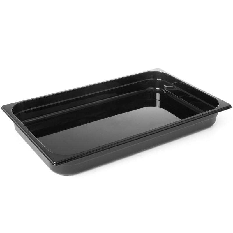 Maitinimo konteineris GN 1/1 juodas polikarbonatas 530x325x150mm 21L Hendi 862216