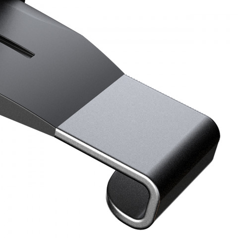 
Magnetinis telefono laikiklis automobiliui, skirtas oro išleidimo angai – juodas
