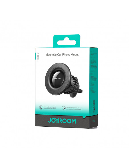 
Magnetinis telefono laikiklis automobiliui, skirtas oro išleidimo angai – juodas
