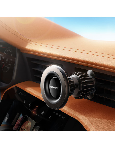 
Magnetinis telefono laikiklis automobiliui, skirtas oro išleidimo angai – juodas
