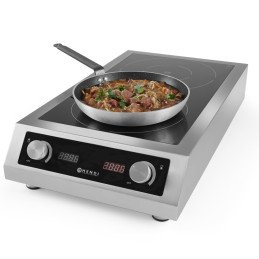Dviguba indukcinė viryklė 2x 3500W modelis 7000 Hendi 239346
