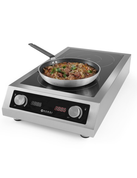 Dviguba indukcinė viryklė 2x 3500W modelis 7000 Hendi 239346 Dviguba indukcinė viryklė 2x 3500W modelis 7000 Hendi 239346