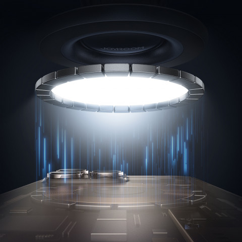 
Magnetinis telefono laikiklis automobiliui, skirtas priekiniam skydeliui – juodas
