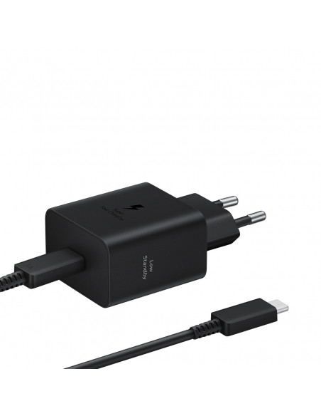 
„Samsung“ 45 W 4,05 A sieninis įkroviklis, 1 x USB-C + laidas, juodas
