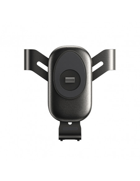 
„Gravity“ automobilio telefono laikiklis oro išleidimo angai – juodas
